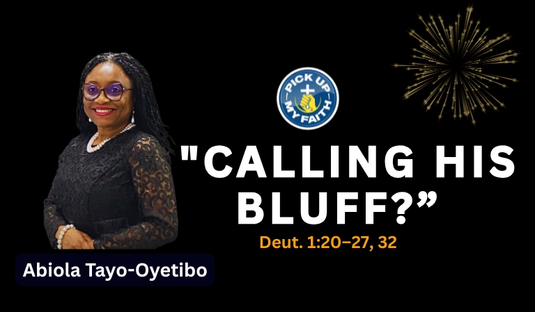 CALLING HIS BLUFF Banner